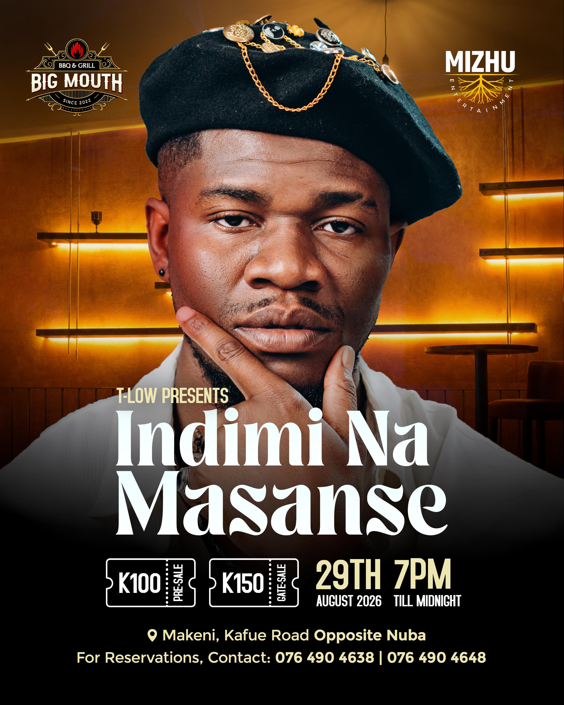 Indimi Na Masanse at Big Mouth Lounge Bar.